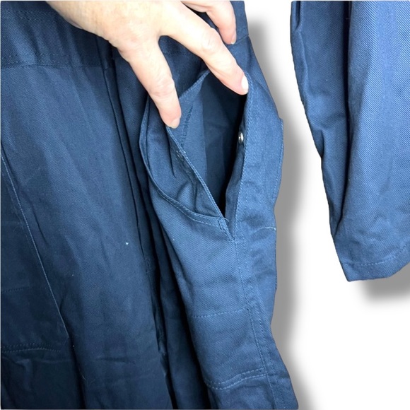 Men's Work Coveralls Protective Polycotton Overalls Mechanics Planam New W/O Tag - Picture 5 of 12